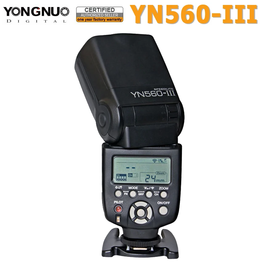 Yongnuo YN 560III профессиональная вспышка Speedlight фонарик 560 III для камеры Canon Nikon Pentax