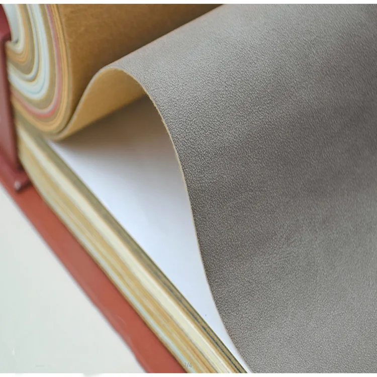 Top Quality Good Drapery Suede Imitated Cowhide Material Handmade