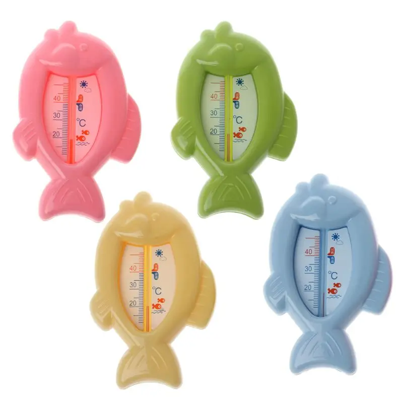 

Water Thermometer Tub Baby Bathing Fish Shape Temperature Infants Toddler Shower Child Floating Bathing Care
