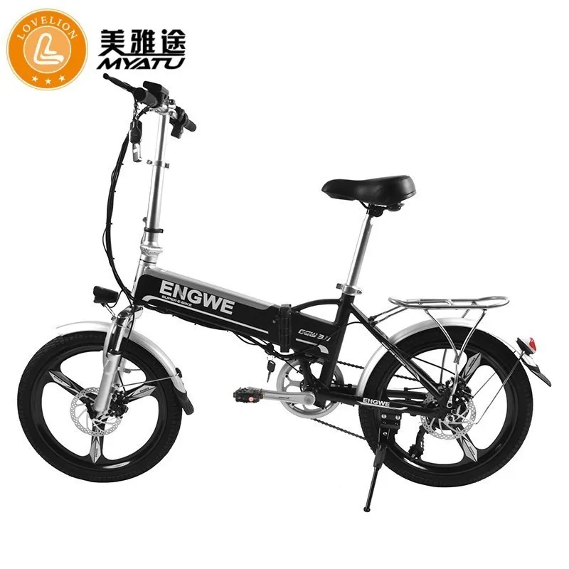 Good Chance for  MYATU Electric Bike 48V 8AH Folding Electric Bicycle Multifunctional Type Made In Steel Frame Elect