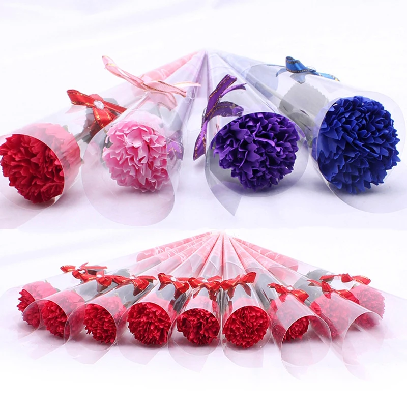 

32pcs Roses Soap Flowers Romantic With Wedding Party Favors Rose Bath Body Soaps Flower For Valentine's Day Mother's Day Gift