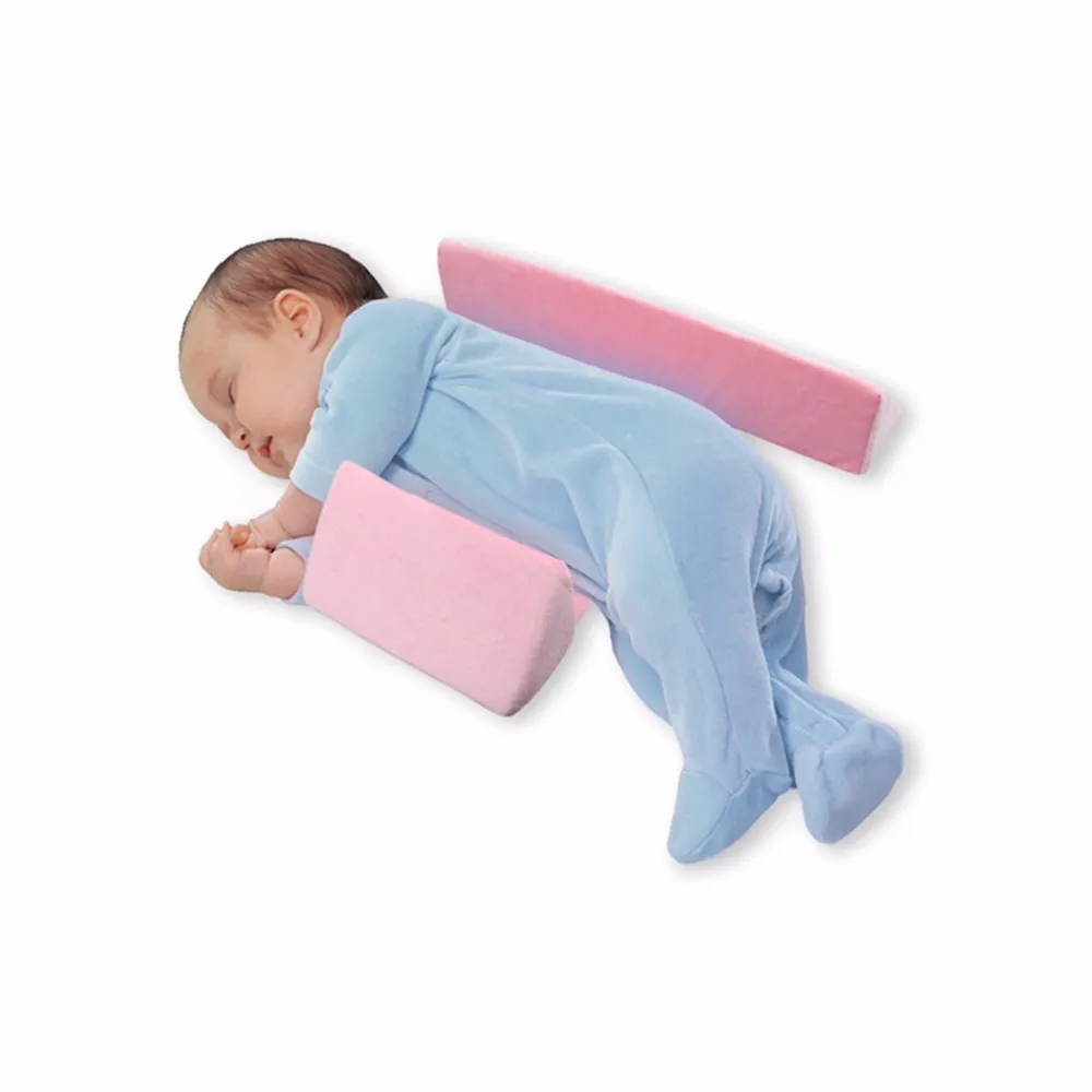 

Anti Roll Pillow Newborn Baby Infant Adjustable Sleep Positioner Prevent Flat Head Shape Cotton Baby Sleeping Positioning Pad