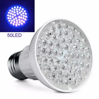 

Hot Selling Led Lamp Ultra Bright E27 UV Lamp Ultraviolet Color Purple Light 50LED Lamp Bulb 110/220V Led Energy Saving Lamp