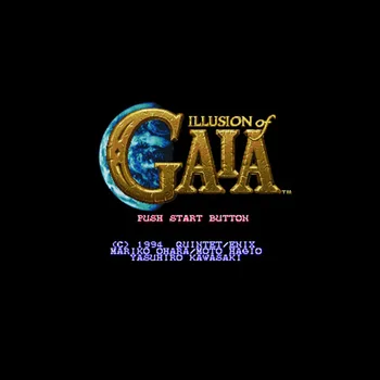 

Illusion of Gaia NTSC Version 16 Bit 46 Pin Big Gray Game Card For USA Game Players