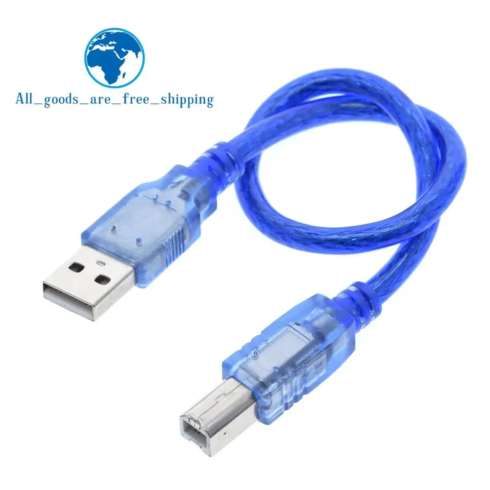 Завеса 30 см USB кабель UNO R3/Мега 2560 R3/ ADK USB-A для USB-B arduino | Электронные компоненты и
