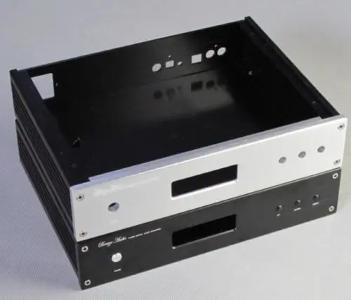 BZ2806B корпус DAC полный Алюминий монтажная панель усилителя DAC Box premplifier случае аудио декодер Корпус