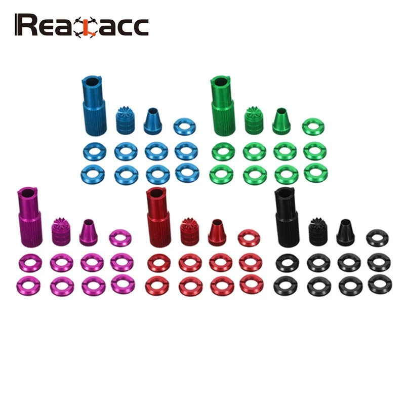 

Realacc Frsky X7 X9D X12S Transimitter Remote Control Switch Nut Anti Skid Joystick Set For RC Models Spare Part