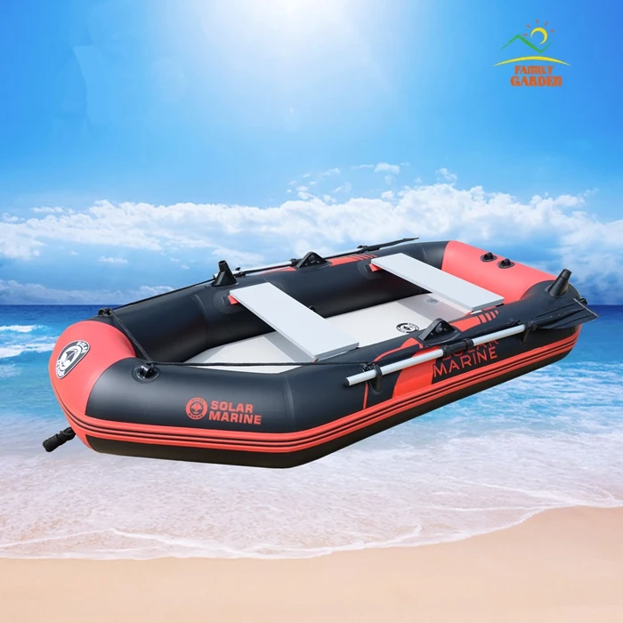 Best 2.6M Four Person Air Deck Floor High Pressure Drop Stitch Mattress Inflatable Kayak Boat Fishing Raft With Multi Air Chambers 7