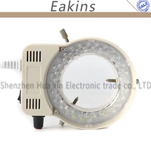 56 светодиодный регулируемый кольцевой светильник аксессуары для микроскопа лампа для стерео микроскопа HDMI USB VGA промышленная камера