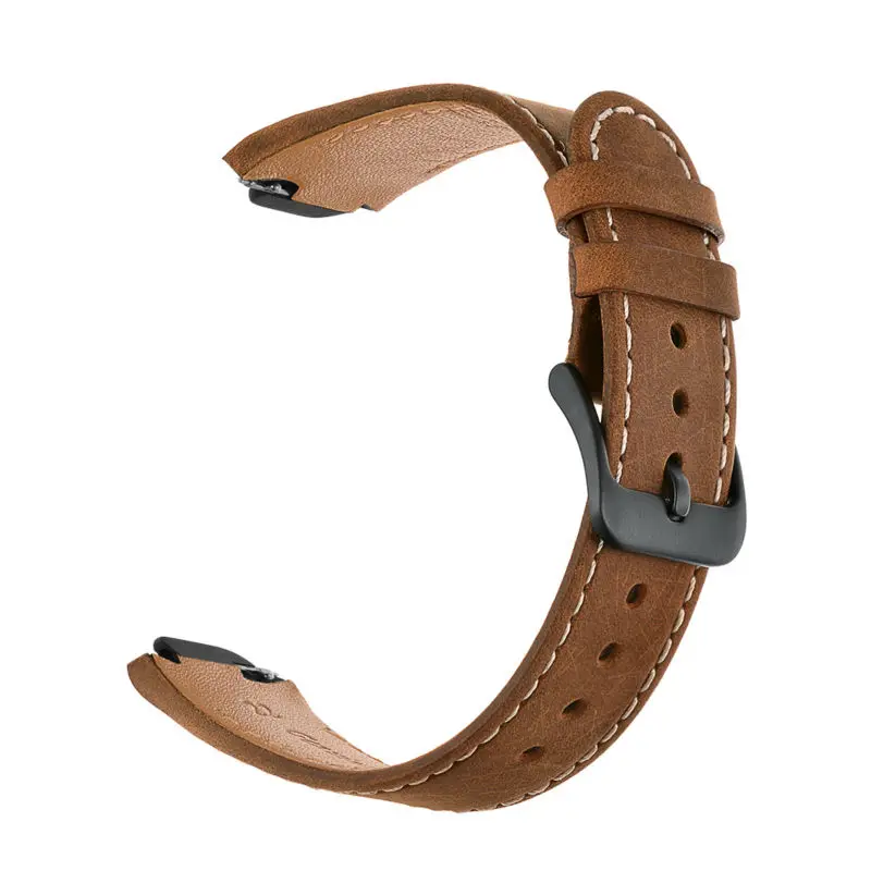 ASUS ZenWatch 3 Band, Genuine Vintage Leather Watch Strap Replacement with Secure Metal Clasp Buckle image 6