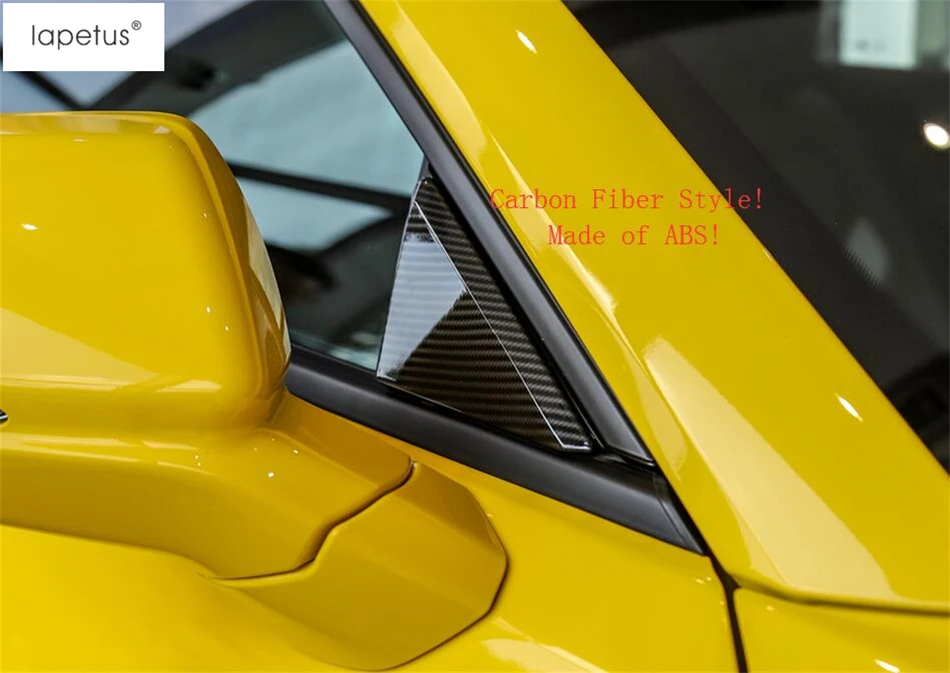 

Lapetus Accessories For Chevrolet Camaro 2016 2017 2018 Pillar A Window Front Door Triangle Frame Molding Cover Kit Trim 2 Pcs