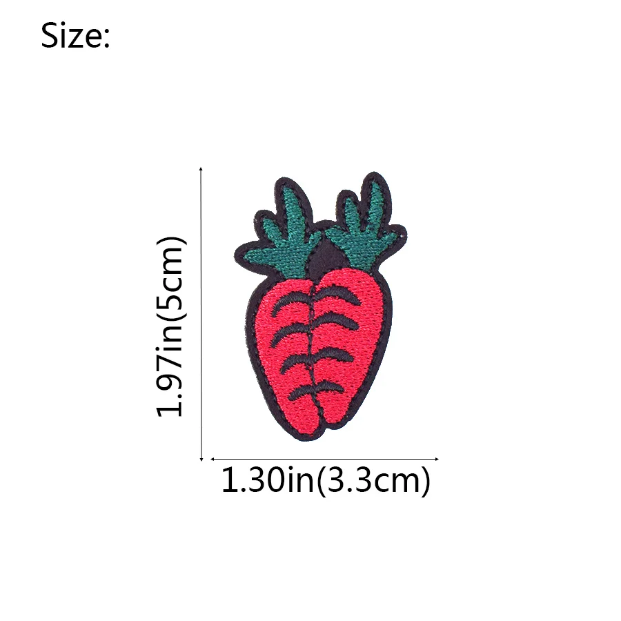10 шт. вышитые нашивки для одежды в полоску моркови|embroidered patch|patches for clothing ironpatches |