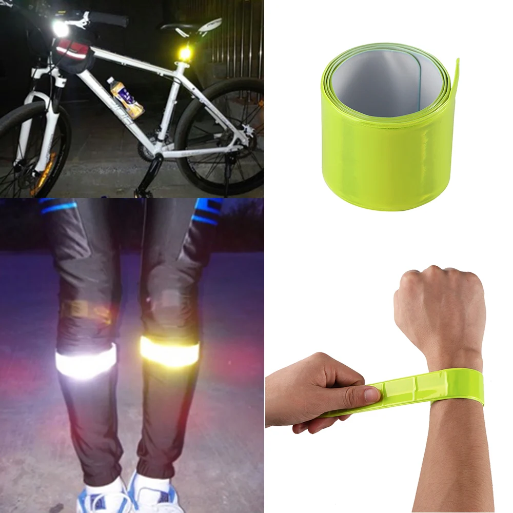 1 Pcs Protable Road Mountain Bike Bicycle MTB Reflective Safe Leg Pants