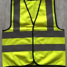 100 шт./партия, высококачественный светоотражающий жилет для детей, жилет для велоспорта