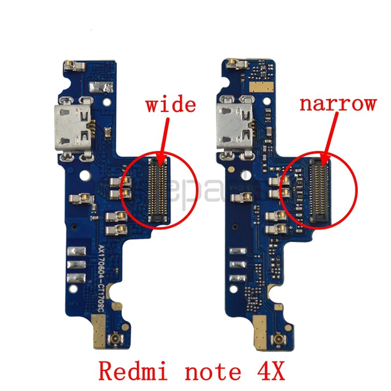 For Xiaomi Redmi Note 4 MTK USB Charger Charging Port Ribbon Flex Cable Micro USB Dock 3