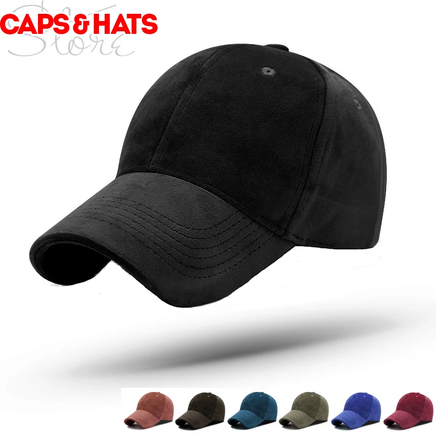 Зимние теплые бархатные брендовые Casquette De бейсболки Snapback мужские для женщин гольф шапки черный красный Дальнобойщик папа шляпа