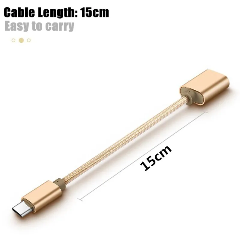 Высокоскоростной адаптер USB 2 0 Type C OTG Micro Female to Male конвертер для Samsung Galaxy Note 8