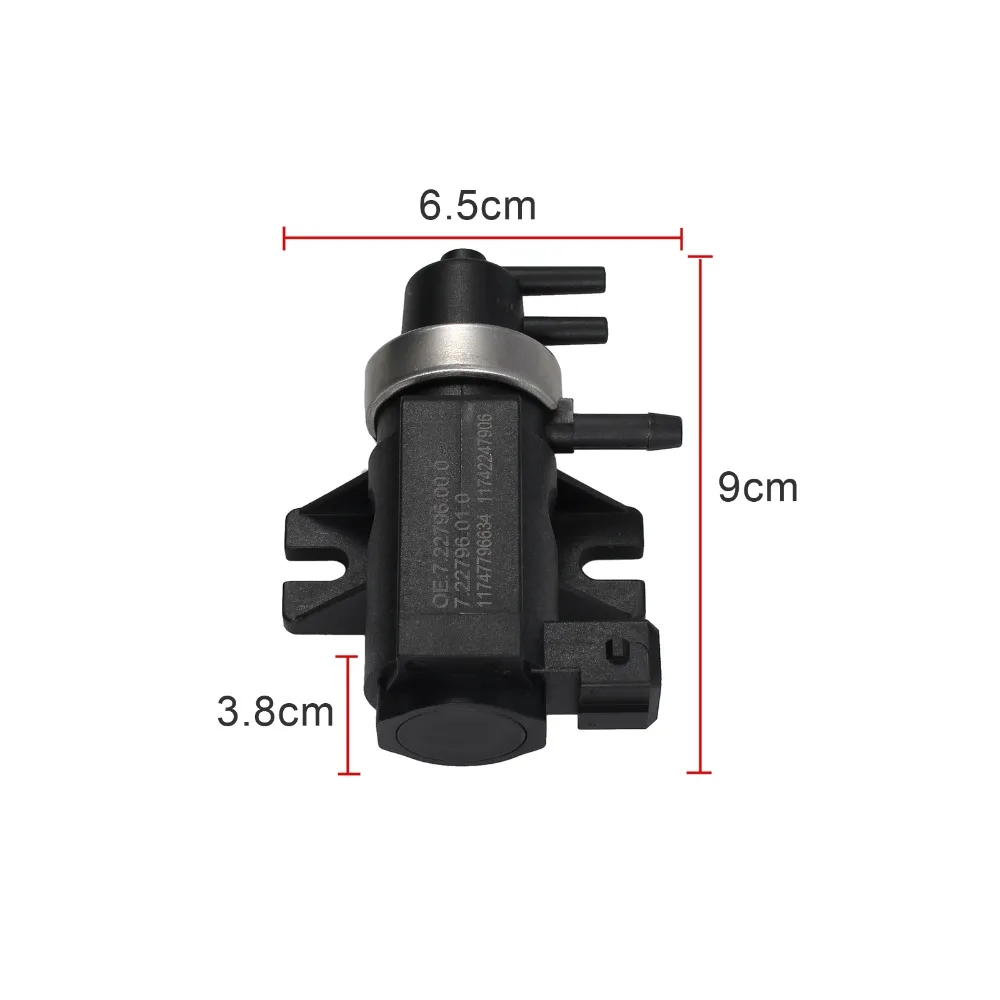 Justech автомобильный турбо давление Boost управление электромагнитный клапан EGR