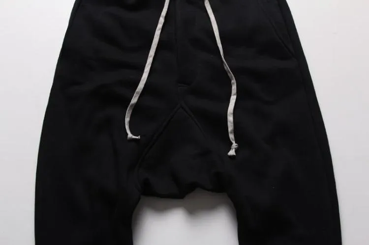 Harem Pants Men Fashion casual sports trousers joggers jogging pants tide brand star hip hop sweatpants drop crotch harem pants (11)