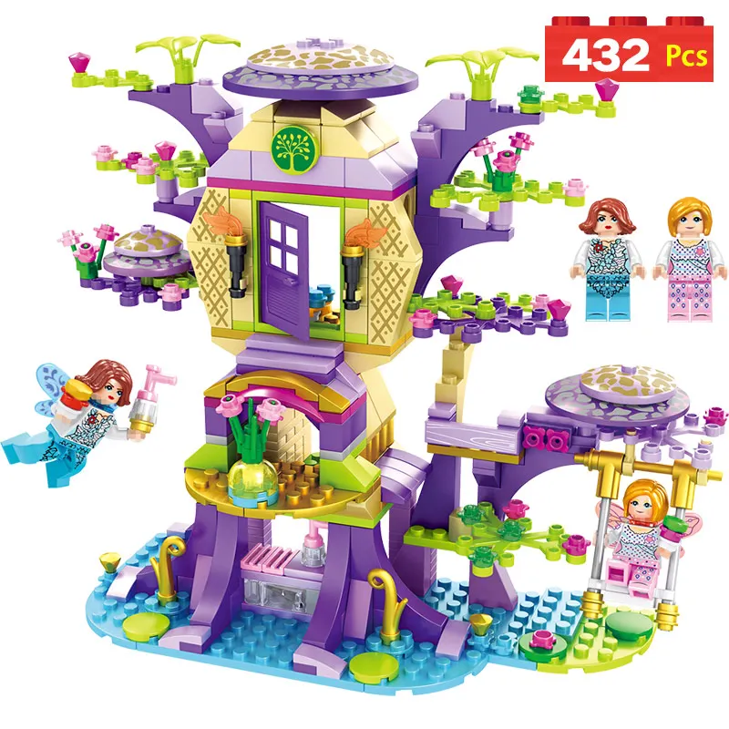 

Dream girls Series Compatible LegoINGLYS Technic Dream Tree House Beautiful Blocks Mini Action Figures Bricks Toys For kids