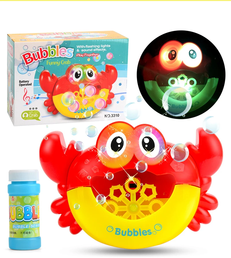 IMBABY Bubble Crab Игрушки для ванны игрушки для ванной детские игрушки для купания Детские Игрушки для ванны Bubble крабы забавные для ванны музыкальный производитель пузырей