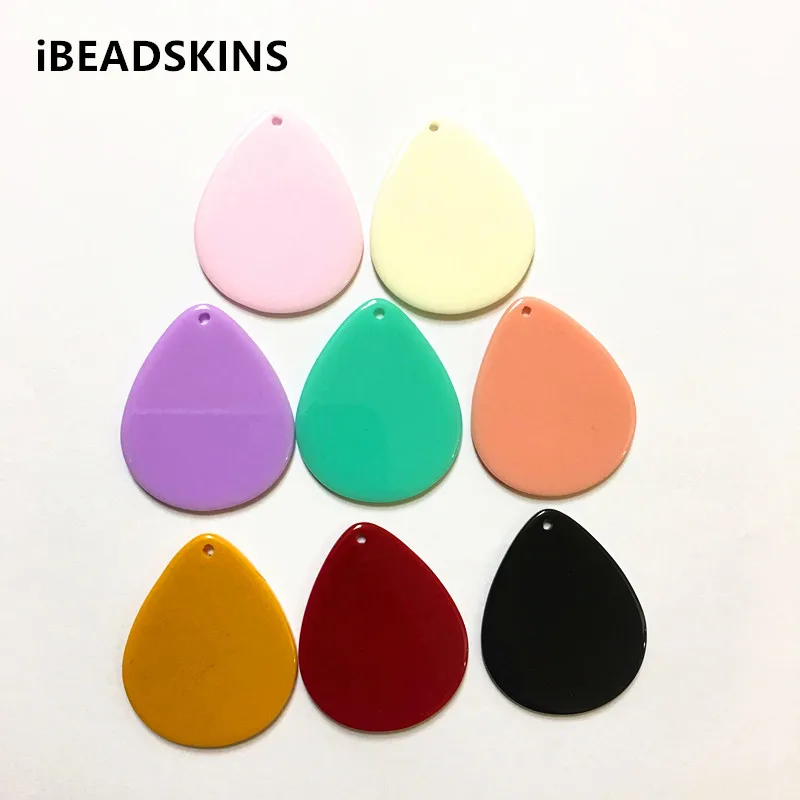 

New arrival! 30x23mm100pcs/lot acrylic drop-shape charms for stud earrings/earrings accessories/Earring parts DIY
