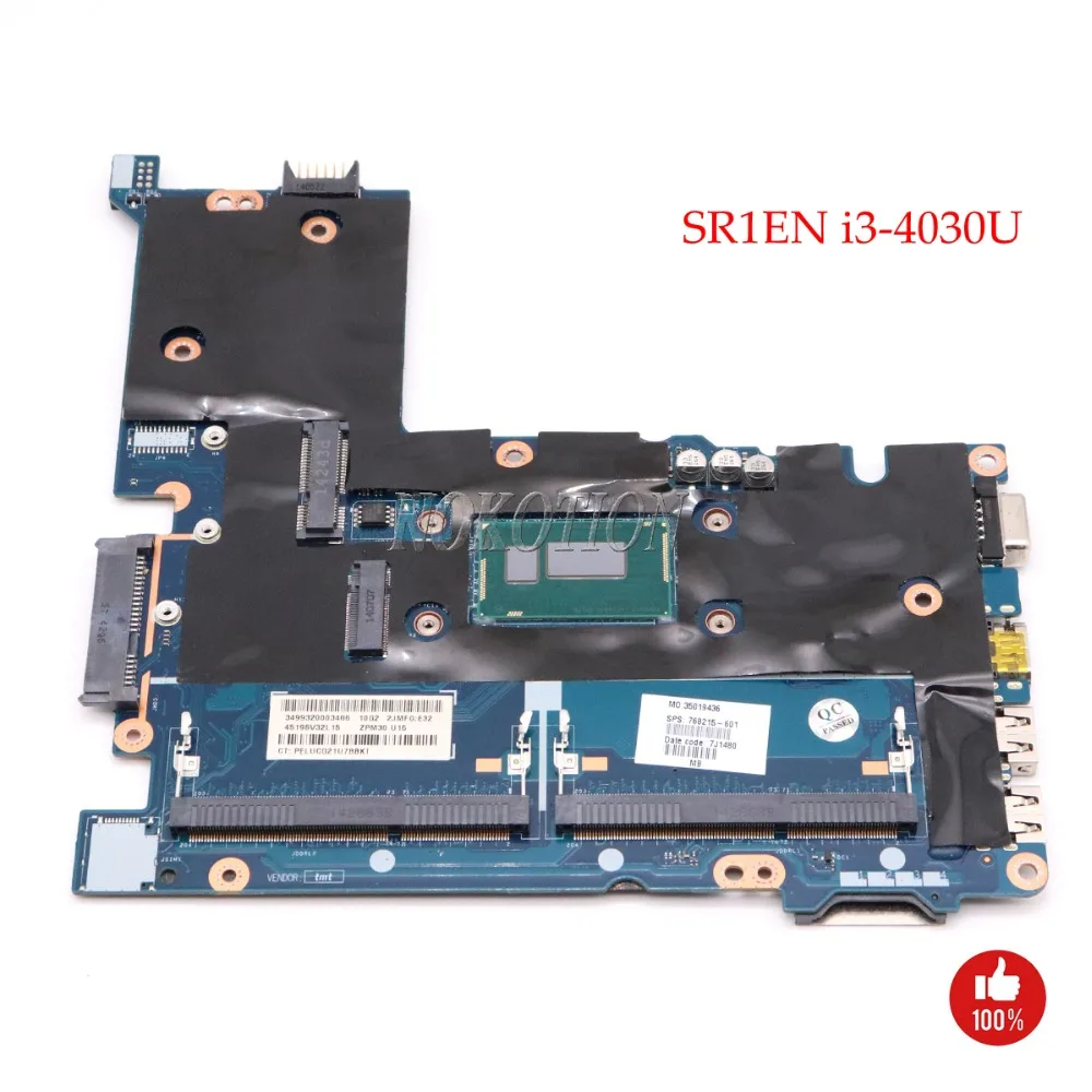 

NOKOTION 768215-601 768215-001 Main board for HP probook 430 G2 laptop motherboard SR1EN i3-4030U ZPM30 LA-B171P