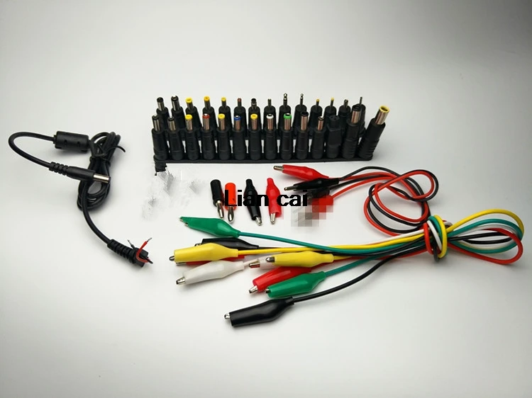 

Universal AC DC Jack Charger Connector Plug for Laptop /Notebook AC DC Power Adapter with Cable 1 Set /38pcs