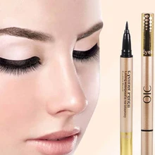 Прямая поставка Новая мода qic женский, Черный Eye Liner ручка карандаш Карандаш для глаз Quick Водонепроницаемый составляют подводка Pen 1 шт. Апрель 12