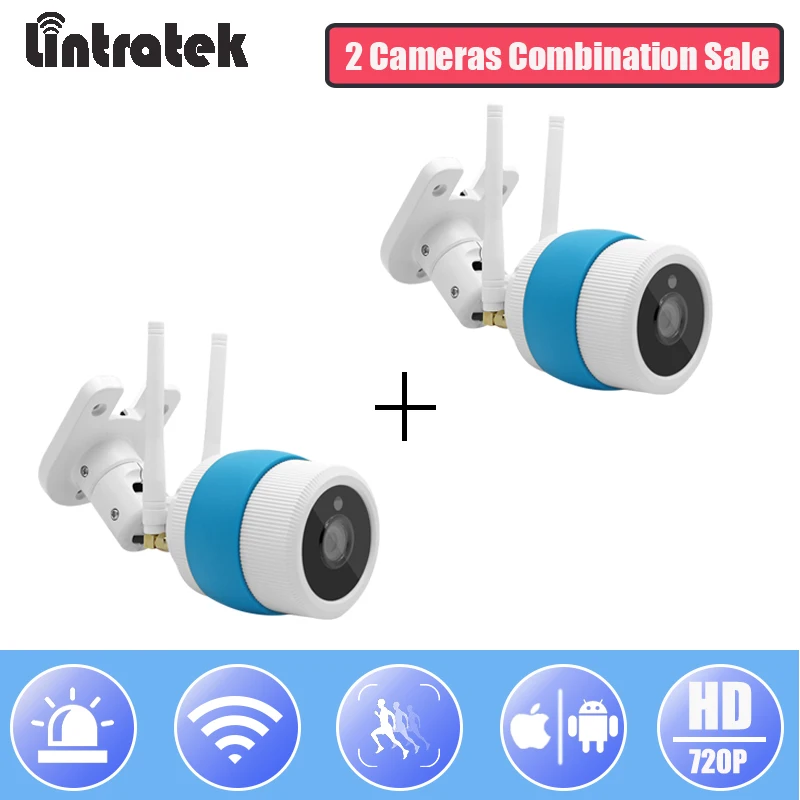 

Wireless IP Bullet Camera Surveillance WiFi HD 720P Outdoor Camera Onvif Waterproof Wi-fi Camera Combination Sale IP Cam