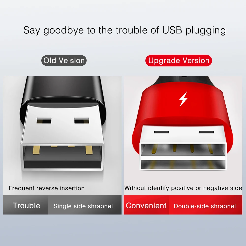 AS نوع C كابل مغناطيسي USB C سريع شاحن الهاتف كابل المحمول سريعة 3.0 تهمة المغناطيس نوع-C الحبل مزدوج الوجهين USB كابلات البيانات