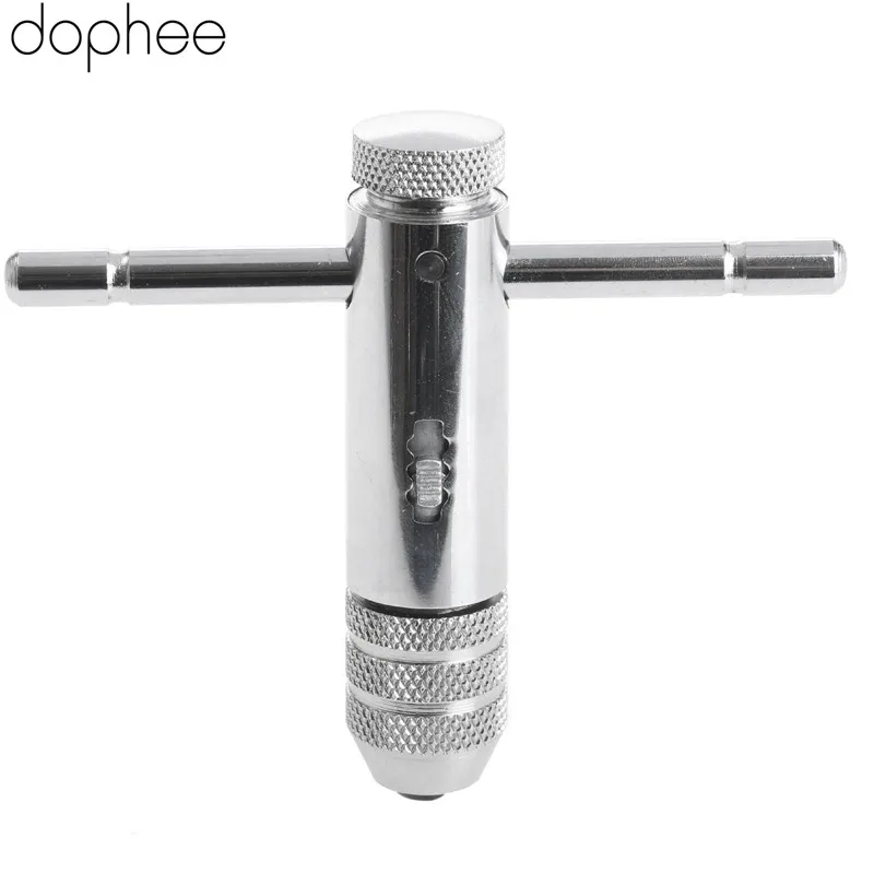 dophee T Handle Ratchet Tap Wrench Machinist Tool M3 M8 Screw Tap