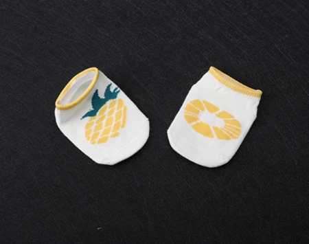 В году, хлопковые носки для новорожденных милые детские носки для малышей с рисунками животных детские Нескользящие носки - Цвет: Z12