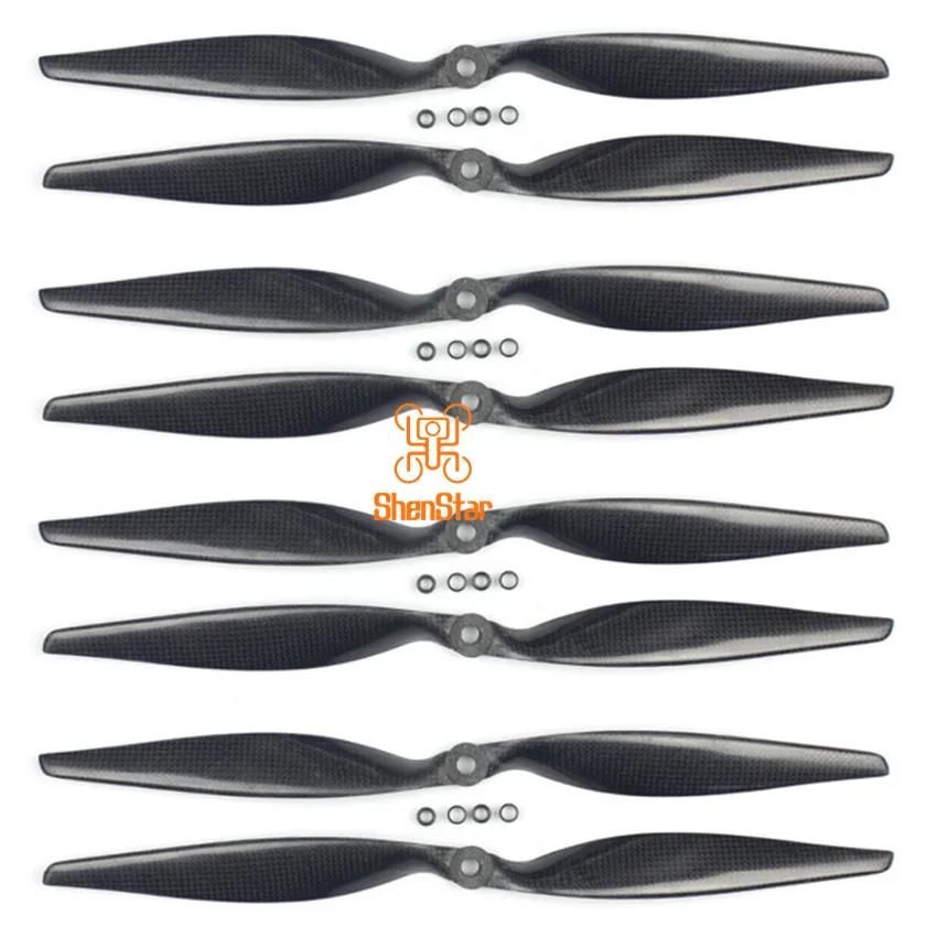 

1pack of 4Pairs 1470 3K Carbon Fiber Propellers CW CCW 14x7.0 CF Props for DIY Multicopter Quadcopter 14inch Parts