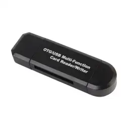 YC-310 2в1 Многофункциональный USB кард-ридер Micro USB OTG к адаптеру USB2.0