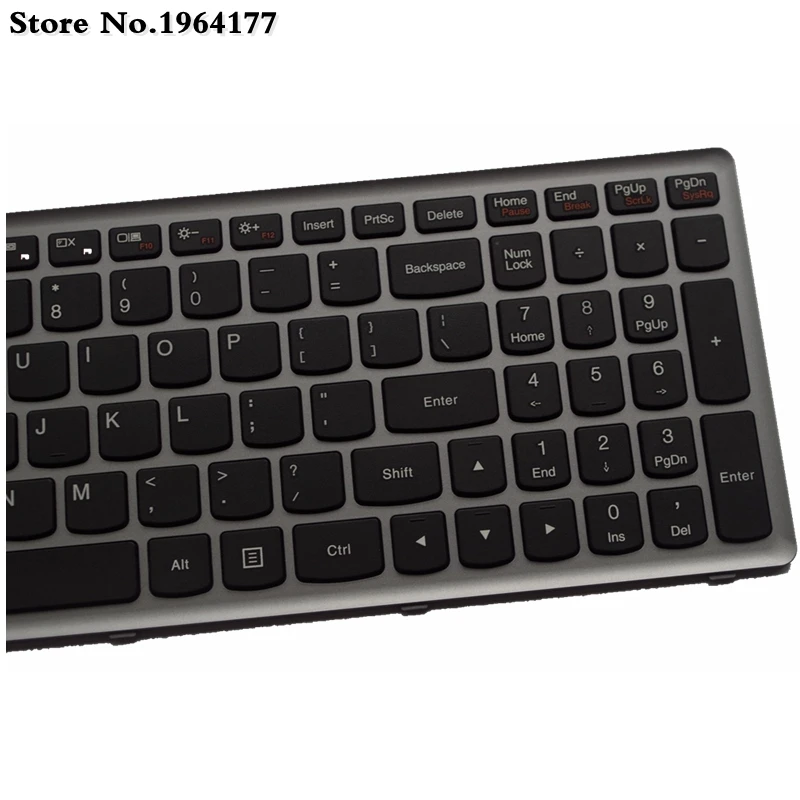 Teclado Engraçado para Computador Portátil Lenovo Novo Teclado para Ideapad G500h S500 S500c G505s G510s S510p Z510 Flex 15 S500t Z501 15d Teclado de substituição - Imagem 5