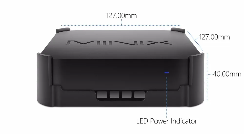 MINIX NEO Z83-4 Pro Intel Мини ПК официальный Windows 10 Pro мини ПК Intel Atom x5-Z8350 4 ГБ/32 ГБ с креплением VESA портативный мини ПК