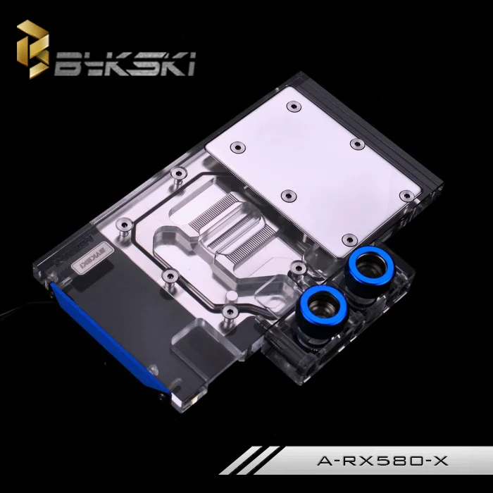 Bykski A-RX580-X блок водяного охлаждения GPU для справочного дизайна RX580