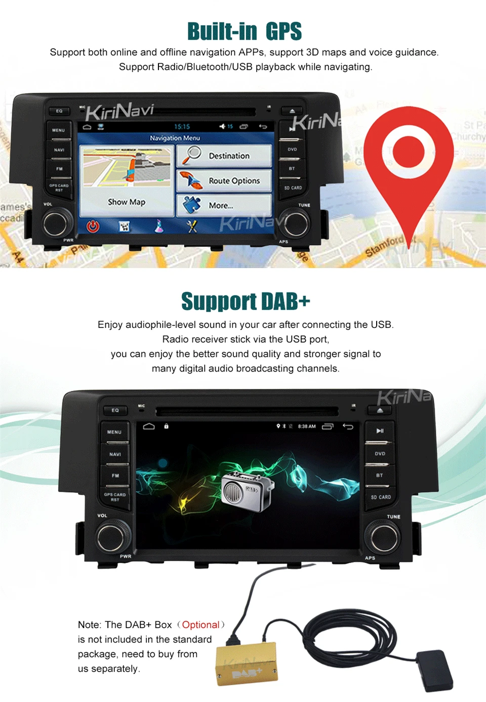 Top KiriNavi Octa core 4G LET android 7 car multimidia autoradio for honda civic navigation system 2016 + gps support 4K Video 4G 6 Top KiriNavi Octa core 4G LET android 7 car multimidia autoradio for honda civic navigation system 2016 + gps support 4K Video 4G 6