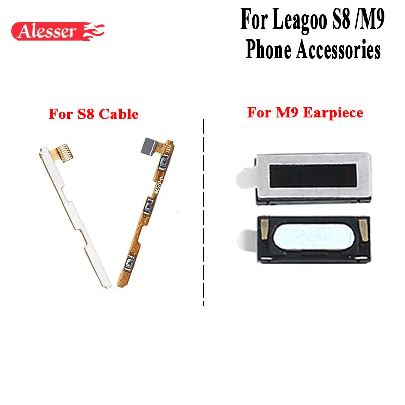 

Alesser For Leagoo S8 M9 Power Button Volume Key Flex Cable Earpiece Assembly Fixing Part Replacement For Leagoo S8 M9 Phone