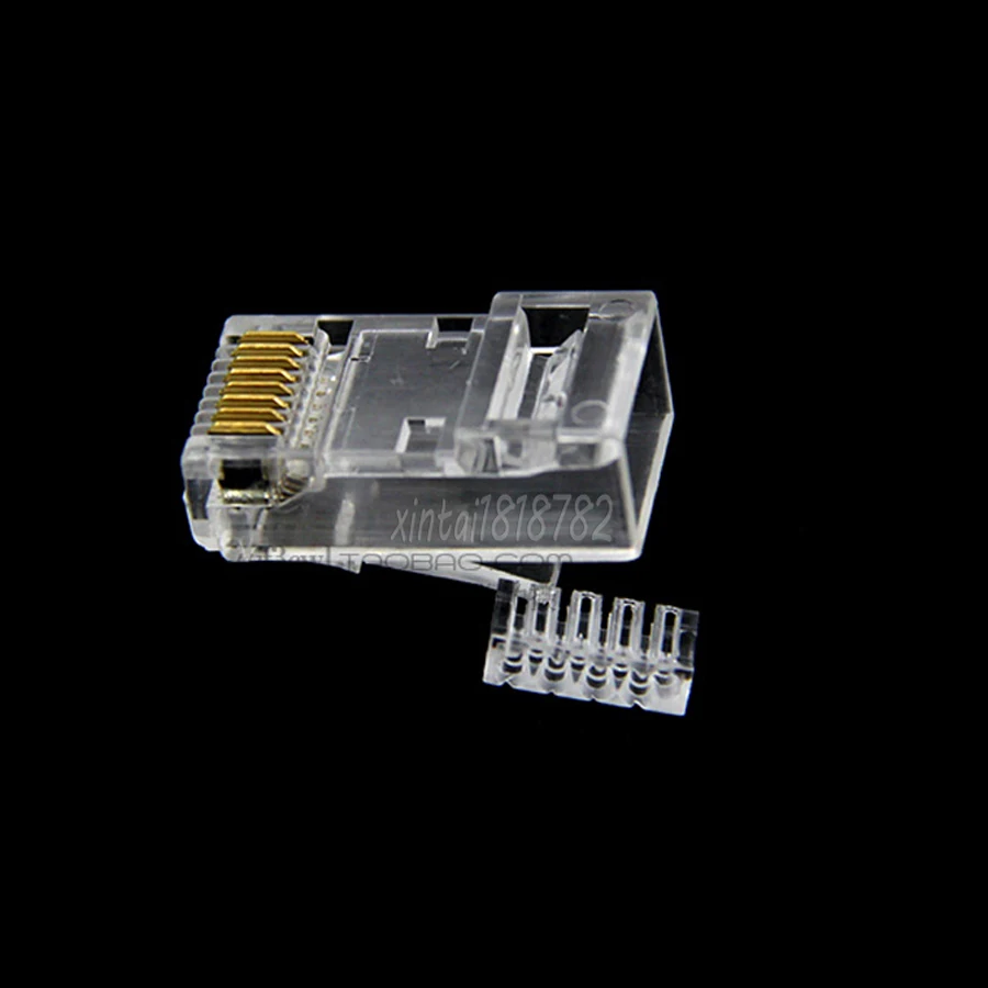Разъем xintylink rj45 разъем кабеля ethernet cat6 неэкранированный сетевой штекер rj 45 utp 8p8c