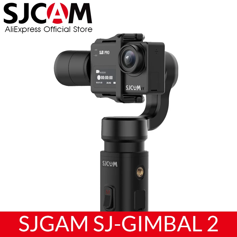 

SJCAM Handheld GIMBAL 2 3 Axis Stabilizer Bluetooth Control Type C SJ-Gimbal 2 for SJ6/SJ7/SJ8 Pro/Plus/Air SJ Camera