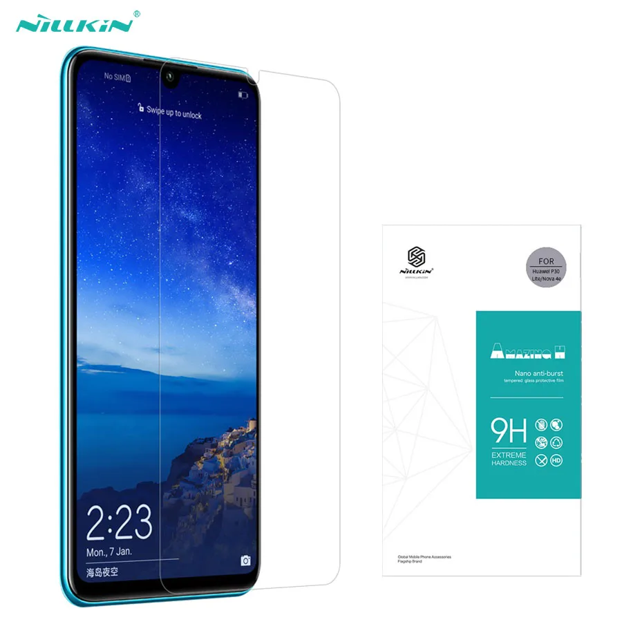 Для huawei P30 закаленное стекло P30 lite Nova 4e стекло Nillkin Amazing H противовзрывная Защитная пленка для экрана стекло для huawei P30