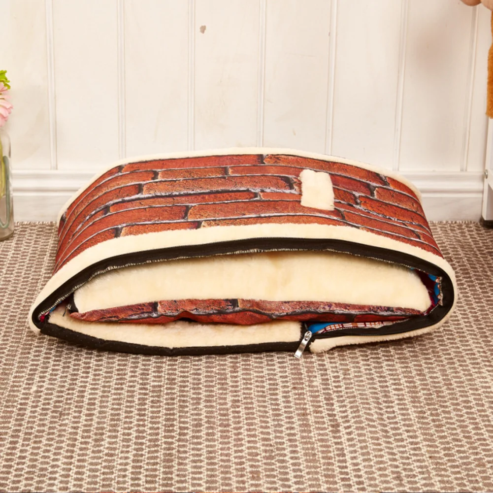Pet Dog Cat Kitten Cave Crate Keep Warm Winter Bed House Sleeping Bed Folding Pet Dog Cat Kitten Cave Crate Keep Warm Winter Bed House Sleeping Bed Folding