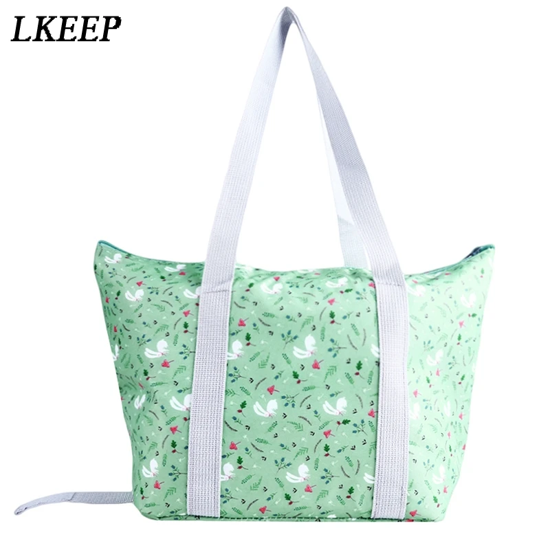 

Fashion Portable Waterproof Lunch Bag Thermal Food Picnic Collapsible Lunch Bags For Women Kids Men Cooler Lunch Box Bag