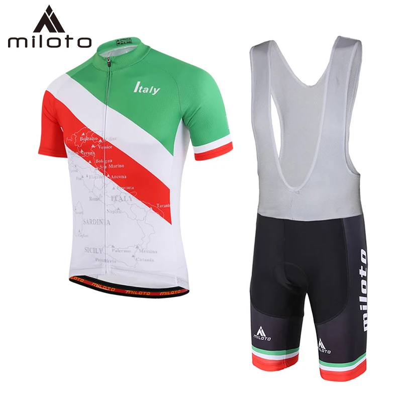 MILOTO велосипедная одежда мужская ropa ciclismo hombre велосипедная Одежда дышащая анти-УФ велосипедная одежда/короткий рукав Велоспорт Джерси Наборы