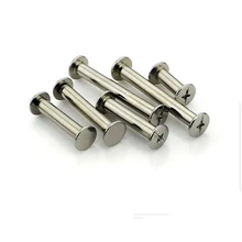 M5 пластина с никелем углеродистая сталь филиал-Женский нож книга мебель заклепки винт DIY инструменты украшения аксессуары