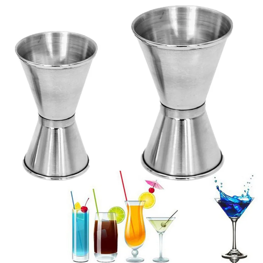 

Stainless Spirit Cocktails Measure Cup Jigger Alcohol Bartending Bar&Wine Tools Dropshipping June#1