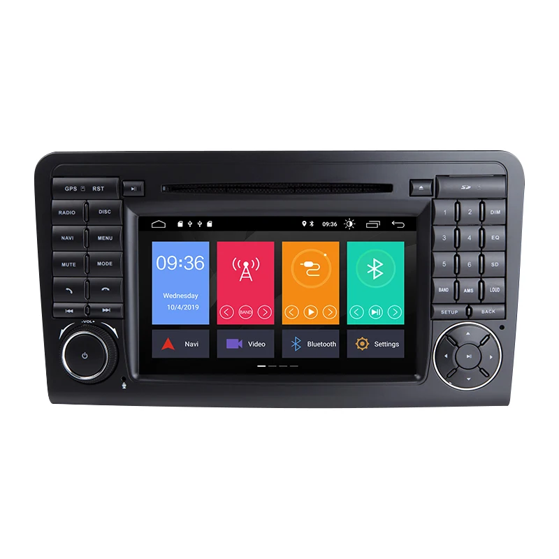 Top Xonrich Car Multimedia Player 2 din Android 9.0 GPS DVD Automotivo for Mercedes Benz ML W164 ML300 GL X164 GL320 350 420 450 500 2