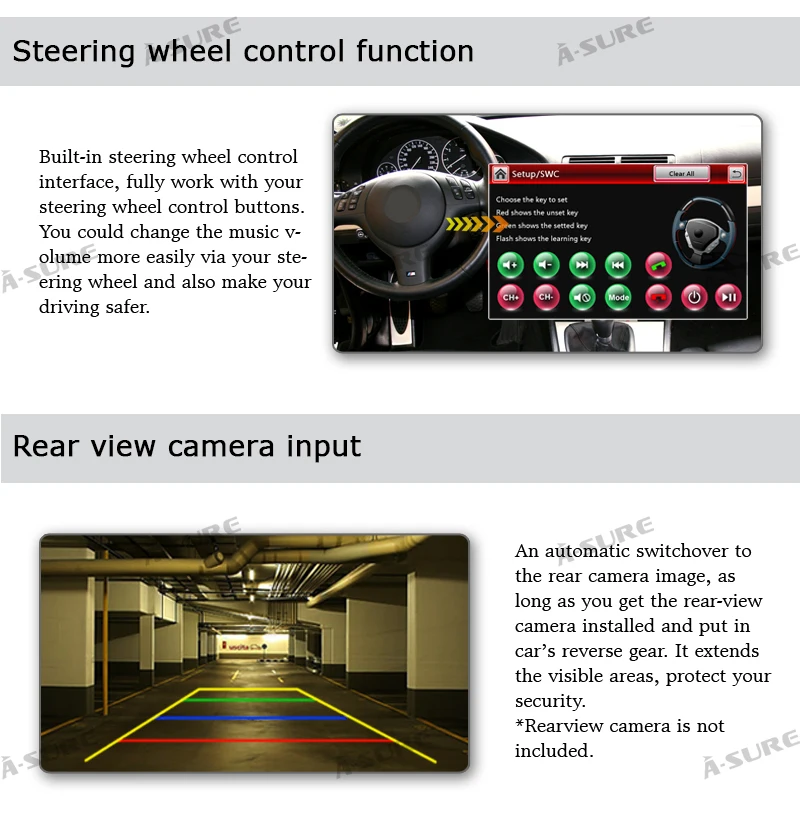 A-Sure 2 Din Авто Радио DVD gps Sat навигация для Mercedes-Benz E/CLS/G класс W211 W219 Bluetooth RDS DAB+ SWC BT CD